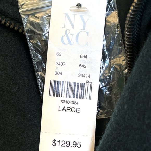 NWT Forest Green Winter Jacket – New York & Company Size L - Picture 12 of 14